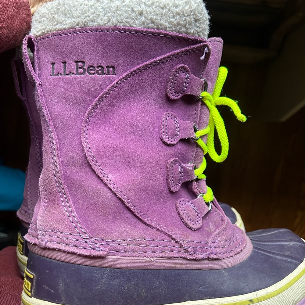 LL Bean big kids size 3 winter ❄️ insulated duck boots - Picture 3 of 4